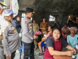 Waka Poldasu Tinjau Posko Tanggap Bencana di Desa Sugiharjo Batang Kuis