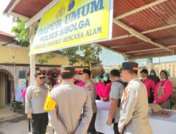 Kapolda Sumut Tinjau Kondisi Pasca Bencana di Sibolga