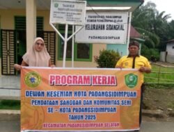 DK2P Lakukan Pendataan Sanggar Seni di Setiap Kecamatan Padangsidimpuan