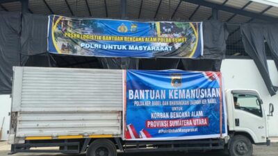 Polda Sumut Terima Bantuan Kemanusiaan dari Polda Kep. Babel dan Bhayangkari untuk Korban Bencana