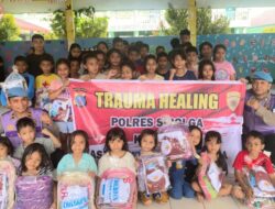 Polda Sumut Hadir Pulihkan Harapan Anak-anak Korban Banjir dan Longsor di Sibolga