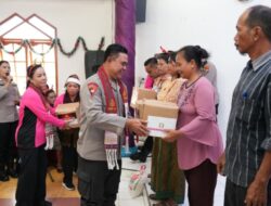 Natal Berbagi, Polda Sumut-Bhayangkari Salurkan Bingkisan dan Trauma Healing Anak