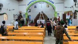 Polda Sumut Perketat Pengamanan Gereja Pastikan Ibadah Natal Berjalan Aman dan Kondusif
