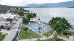 Bupati Samosir Resmikan Lapangan Basket di WFC Pangururan, Dukung Sport Tourism dan Kreativitas Anak Muda