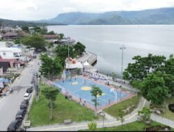 Bupati Samosir Resmikan Lapangan Basket di WFC Pangururan, Dukung Sport Tourism dan Kreativitas Anak Muda