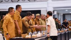 Bupati Samosir Hadiri Rakor Percepatan Rehabilitasi dan Rekonstruksi Pasca Bencana