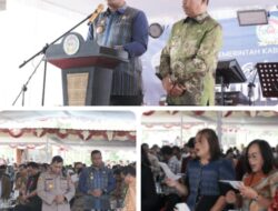 Syukuran Tahun Baru, Bupati Toba Ajak Seluruh Stakeholder Karjasama Wujudkan Kesejahteraan Masyarakat