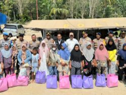 Polri Hadir Mengawal Hunian Tetap Warga Terdampak Bencana di Tapsel