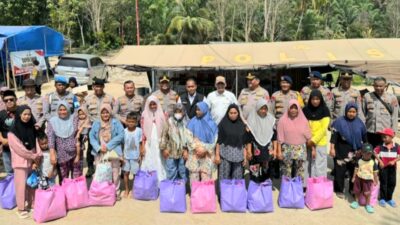 Polri Hadir Mengawal Hunian Tetap Warga Terdampak Bencana di Tapsel