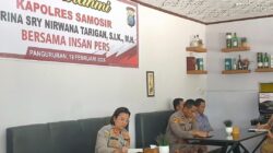 Kapolres Samosir Perkuat Sinergi dengan Insan Pers: “Mari Tingkatkan Hubungan Kerja Sama yang Baik”