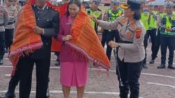 Kapolres Samosir Lepas Kompol Purnawirawan Marlan Silalahi