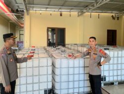 Alumni AKPOL Base 99 Parade 08 Bantu 15 Unit Tangki Air Melalui Polres Tapteng