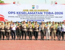 Polda Sumut Gelar Apel Operasi Keselamatan Toba 2026 