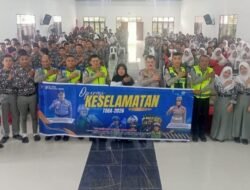 Ops Keselamatan Toba 2026 : Sat Lantas Polresta Deli Serdang Penyuluhan kepada Pelajar