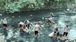 Arahan Presiden, Brimob Polda Sumut Konsisten Jaga Kebersihan dan Kesehatan Lingkungan