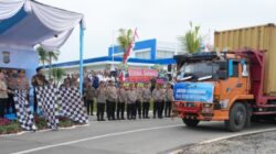 Dari Polda Sumut, Kapolri Lepas 22 Kontainer Bantuan Banjir dan Tanah Longsor