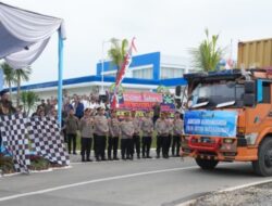 Dari Polda Sumut, Kapolri Lepas 22 Kontainer Bantuan Banjir dan Tanah Longsor