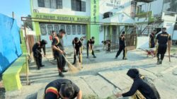 Detasemen Gegana Brimob Polda Sumut Kurve di Sekolah Minggu GPDI Alfa Omega Medan