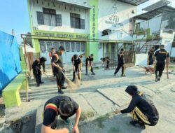 Detasemen Gegana Brimob Polda Sumut Kurve di Sekolah Minggu GPDI Alfa Omega Medan