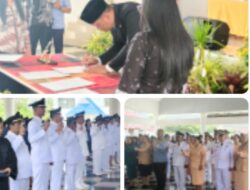 Bupati Toba Lantik 98 Pejabat Administrator, Pejabat Pengawas dan Pejabat Fungsional