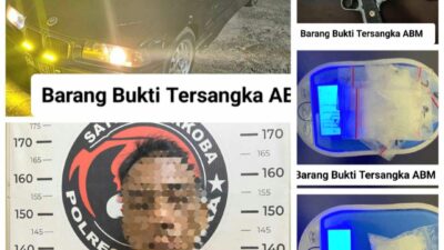 Sat Res Narkoba Polres Batu Bara Ringkus Pengedar Narkoba Sabu 16,4 Gram dan Airsoft Gun Disita