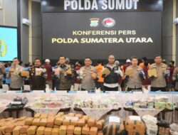 Polda Sumut Ungkap 923 Kasus Narkoba Awal 2026