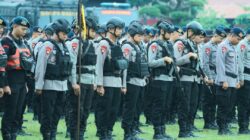 Siaga Hadapi Dinamika Keamanan, Personel Brimob Sumut Ikuti Apel Kesiapsiagaan