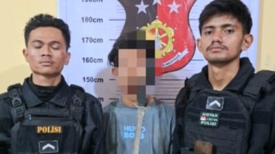 Pemuda Ini Diringkus Bawa Samurai di Belawan