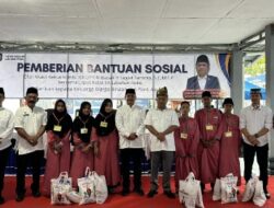 Wakil Ketua Komisi XIII DPR RI Sugiat Santoso, Salurkan 50 Paket Sembako di Lapas Labuhan Ruku