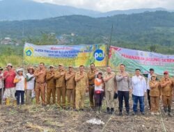 Forkopimda Kabupaten Pakpak Bharat, Sinergi Dukung Ketahanan Pangan Tanam Bibit Jagung 1 Juta Hektar