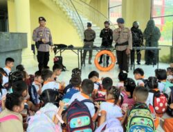 Mengenal Brimob Sejak Dini, Anak TK Belajar Disiplin dan Kebersamaan di Markas Polisi