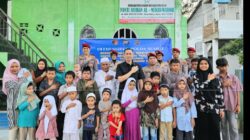 Ditressiber Polda Sumut Berbagi Kebahagiaan dengan Anak Panti di Patumbak