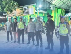 Brimob Backup Polres Tebing Tinggi Patroli Asmara Subuh