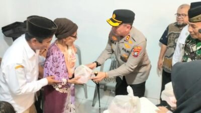 Kapolres Binjai Berbagi Kebaikan Dibulan Suci Ramadhan kepada Warga