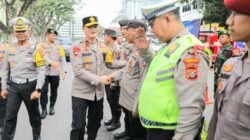 Wakapoldasu Cek Pos Terpadu Ops Ketupat Toba 2026 di Lapangan Merdeka Medan