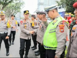 Wakapoldasu Cek Pos Terpadu Ops Ketupat Toba 2026 di Lapangan Merdeka Medan