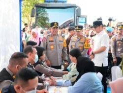Polda Sumut Sediakan Layanan Kesehatan Gratis bagi Pemudik dan Sopir Bus