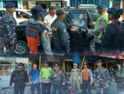 Brimob Sumut Siaga di Simpang Lima dan Pelabuhan Sibolga