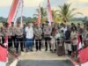 Brimob Polda Sumut Pulihkan Jembatan Gantung Batu Hula, Kini Warga Bisa Akses !