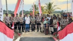 Brimob Polda Sumut Pulihkan Jembatan Gantung Batu Hula, Kini Warga Bisa Akses !