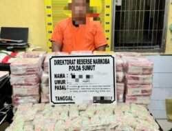 Polda Sumut Amankan 50 Kg Sabu dan 20 Ribu Butir Ekstasi di Perairan Asahan