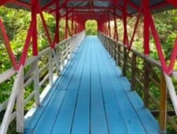 Polresta Deli Serdang Renovasi Jembatan Presisi Merah Putih Kuala Sabah