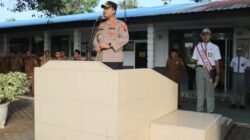 Kapolres Langkat Pimpin Upacara di SMAN 1 Stabat