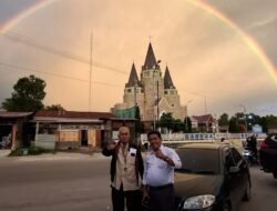 Pelangi Janji Tuhan di Atas Gereja Bolon HKBP Pangururan: SAMOSIR TERBERKATI