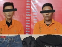 Polsek Perbaungan Polres Sergai Tangkap Dua Pelaku Pencurian Motor, Sabu Turut Diamankan