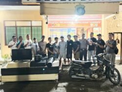 Jaringan Maling ‘Serba Bisa’ Dibekuk Polsek Bangun 7 Pelaku Diamankan 1 DPO 