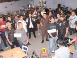 Polres P. Siantar Rekontruksi Kasus Pembunuhan di Cafe Lotta dengan 11 Adegan