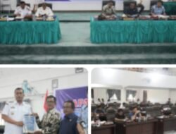Rapat Paripurna DPRD, Bupati Toba Sampaikan LKPJ Tahun Anggaran 2025