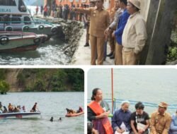 Wabup Toba Tinjau Pencarian Korban Tenggelam di Situmurun