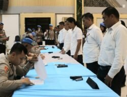 Propam dan SLOG Mabes Polri Periksa Senpi di Polda Sumut